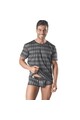 AEGIS Checkered Grey Camisole - Sexy Men' Lingerie High Quality | Anais Apparel