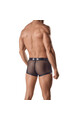ARES Black Mesh and Leather Boxer - Sexy Men' Lingerie High Quality | ANAIS FOR MEN