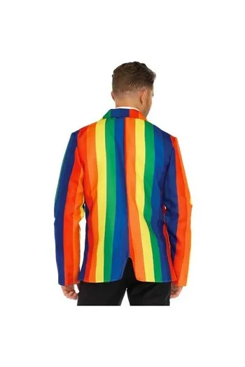 LEG AVENUE - BLAZER + CRAVATTA RAINBOW S