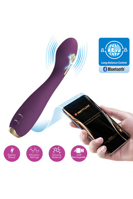 Pretty Love Electric Shock Vibrator - App Control, Rechargeable, Soft Silicone