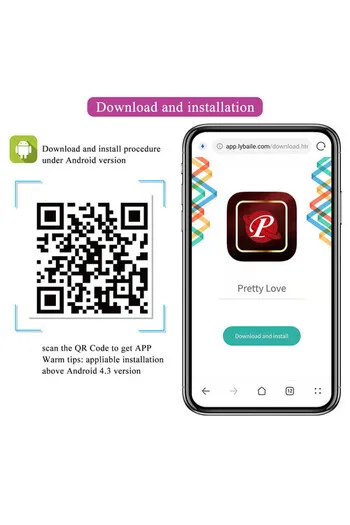 Pretty Love Vibro a Scossa Elettrica - Controllo App, Ricaricabile, Silicone Morbido