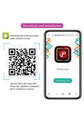 Pretty Love Vibro a Scossa Elettrica - Controllo App, Ricaricabile, Silicone Morbido