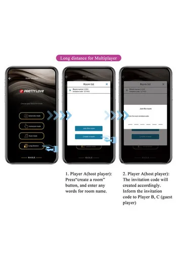 Pretty Love Electric Shock Vibrator - App Control, Rechargeable, Soft Silicone