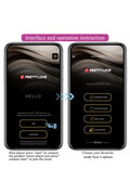 Pretty Love Vibro a Scossa Elettrica - Controllo App, Ricaricabile, Silicone Morbido