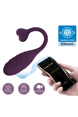 Discreet app-controlled vibrating egg