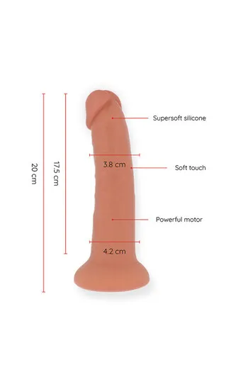 Dildo vibrante BOGOTÁ in silicone - ONINDER