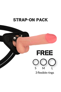 Harness + Kingcobra Dildo Rock Army: Realistic Pleasure and Versatility