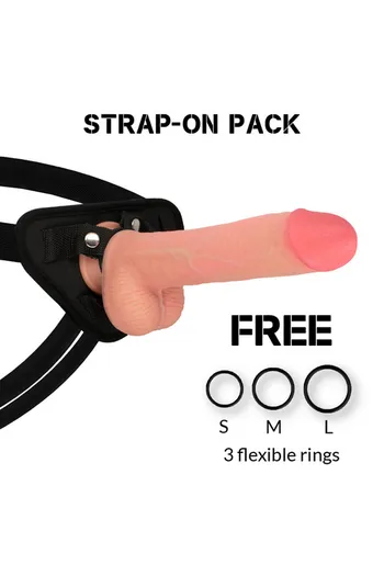 Harness + Kingcobra Dildo Rock Army: Realistic Pleasure and Versatility