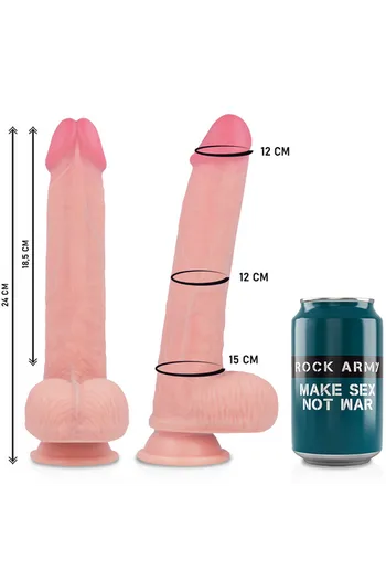 Arnese + Dildo Kingcobra Rock Army: Realismo e Piacere Intenso