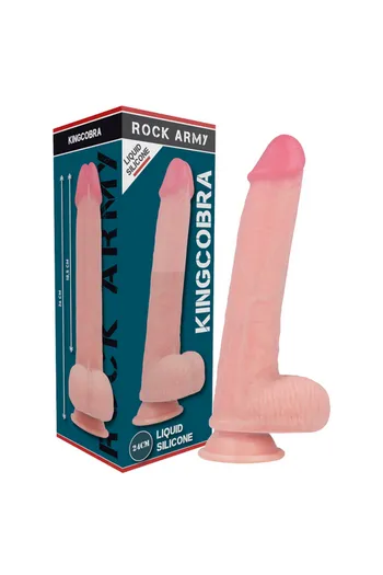 Arnese + Dildo Kingcobra Rock Army: Realismo e Piacere Intenso