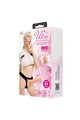 Harness with Vibrating Dildo - Realistic and Adjustable Penetration