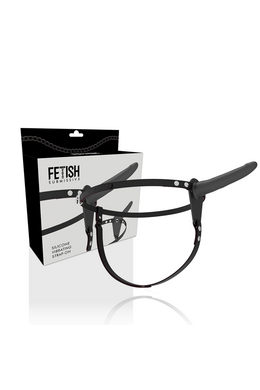 Arnese con Vibratore Fetish Submissive - Controllo Sensuale in Silicone Medico