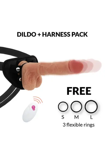 CYBERSILICOCK Harness + Dildo: Universal Strap-On for Realistic Experiences