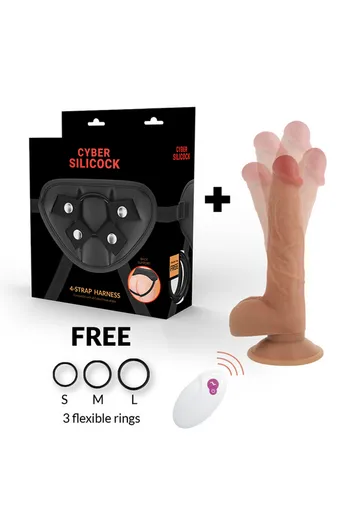 CYBERSILICOCK Harness: Total Control with Realistic Dildo and Universal Harness