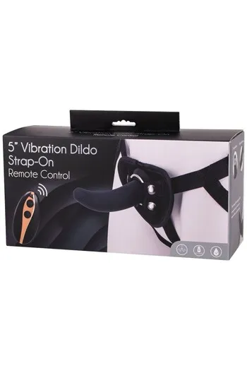 Strap-On Harness with 17.8 cm Vibrating Dildo | Remote Control | Seven Creation