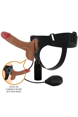 Realistic Dildo Pretty Love BW-022103P with Vibration and Jet Function - Powerful Stimulation