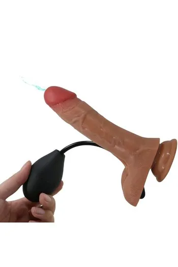 Realistic Dildo Pretty Love BW-022103P with Vibration and Jet Function - Powerful Stimulation