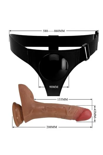 Realistic Dildo Pretty Love BW-022103P with Vibration and Jet Function - Powerful Stimulation