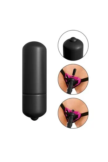 Set Arnése Vibrante con Bala Multivelocità - Piacere Intimo per Coppie