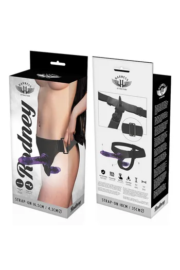 Double Strap-On for Couples - Shared Intimate Experience | Harness Attraction