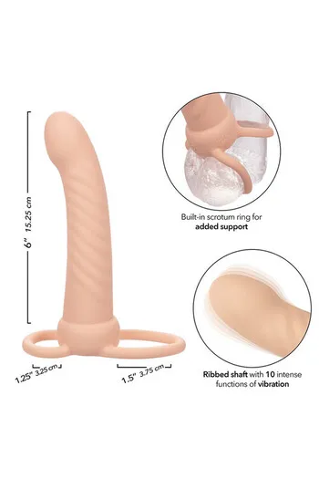 Performance Maxx Rechargeable Ribbed Dual Penetrator - Intense Double Penetration Experience
