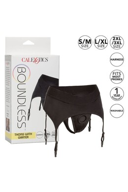 Boundless Thong with Garter - Premium Harness for Ultimate Pleasure and Comfort