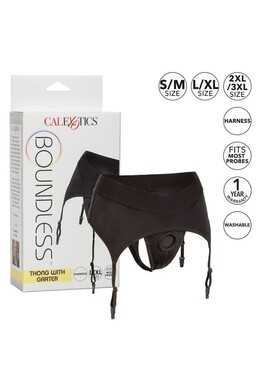 Boundless Thong with Garter: Ultra-Comfortable Harness for Maximum Pleasure