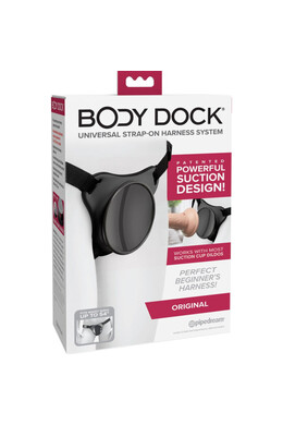 Body Dock: Universal Push-and-Play Harness System for Dildos