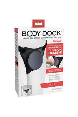 Body Dock Elite: Push-and-Play Suction Harness for Dildos | Pipedream