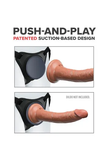 Body Dock Elite: Push-and-Play Suction Harness for Dildos | Pipedream