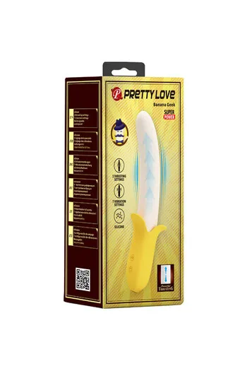 Pretty Love Banana Geek: Multifunction Silicone Vibrator for Powerful Orgasms