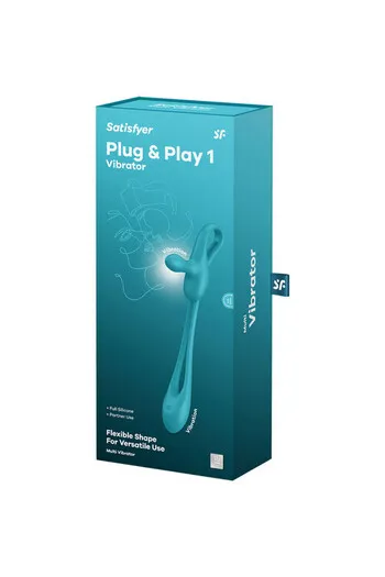 Satisfyer Plug & Play 1: Adjustable Anal Plug and Lay-On Vibrator for Couples and Solo Play