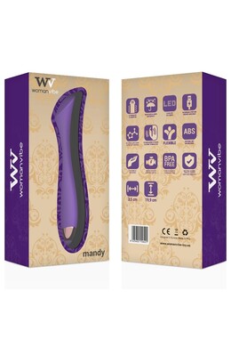 Womanvibe Mandy: Dual Motor Vibrator for Intense Stimulation and Maximum Pleasure