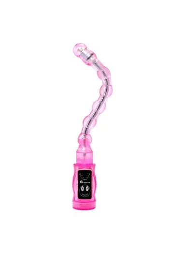 Flexible anal stimulator with 6 vibration speeds