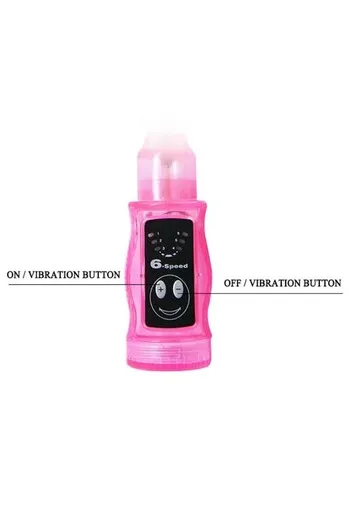 Flexible anal stimulator with 6 vibration speeds