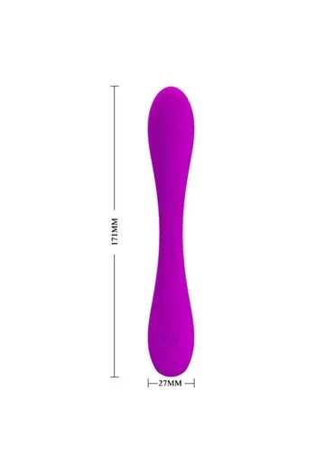 C-Shaped G-Spot and Clitoral Vibrator - 12 Vibration Modes | Pretty Love