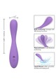 Demi Vibrating Massager by Calexotics: 10 Functions, Liquid Silicone, Waterproof