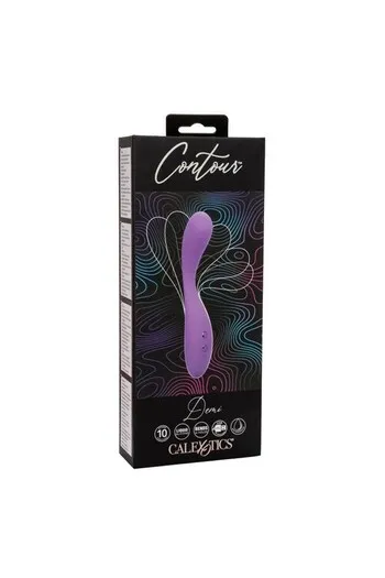 Demi Vibrating Massager by Calexotics: 10 Functions, Liquid Silicone, Waterproof