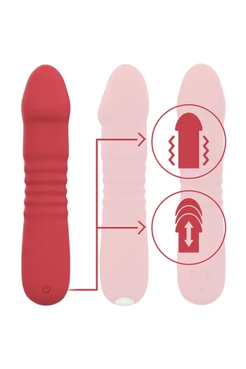 INTENSE - JUNI UP & DOWN Vibrator 10 Vibrations Red | Unique Pleasure Experience