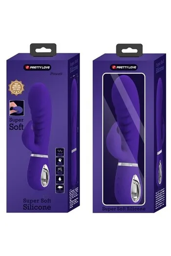 Vibratore Pretty Love Soft Rabbit: Massaggio G-Spot e Stimolazione Clitoridea