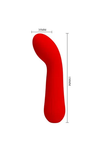 Premium Super Soft Silicone G-Spot Vibrator - Pretty Love