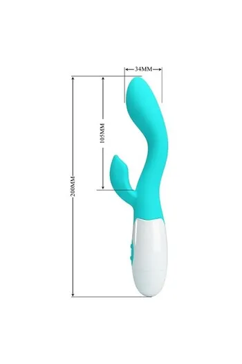 Dual G-Spot & Clitoral Stimulator - 30 Vibration Functions | Pretty Love
