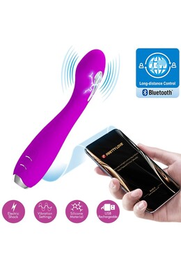 Pretty Love Vibro Elettrico con App: 12 Vibrazioni + 5 Scariche | Giocattolo Sessuale