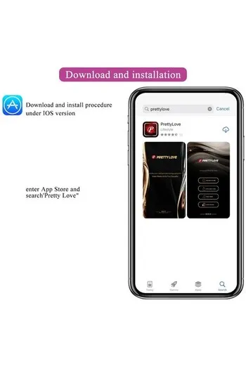 Pretty Love Electric Vibrator with App Control: 12 Vibrations + 5 Shocks | Sex Toy