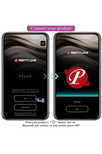 Pretty Love Vibro Elettrico con App: 12 Vibrazioni + 5 Scariche | Giocattolo Sessuale