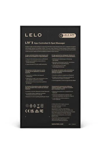LIV™ 3: LELO G-Spot Vibrator - Elegant Design & App Control