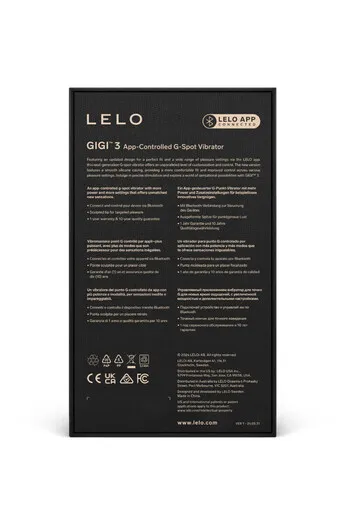 GIGI™ 3: Il Nuovo Vibrador per Punto G con App LELO e Controllo Personalizzato