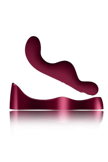 2-in-1 Vibrator with Remote Control | Ruby Glow Pink Rocks-Off | Hands-Free Experience