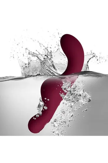 2-in-1 Vibrator with Remote Control | Ruby Glow Pink Rocks-Off | Hands-Free Experience