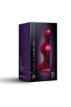 2-in-1 Vibrator with Remote Control | Ruby Glow Pink Rocks-Off | Hands-Free Experience
